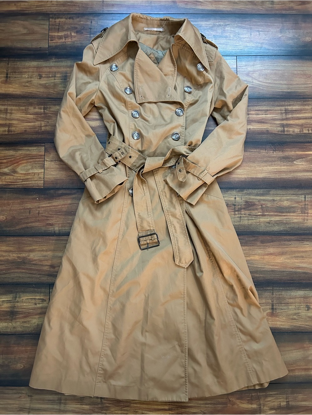 Fox Run Little Foxes Intl Lined Trench Coat Sz XS / Small
